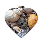 Beach Treasures Dog Tag Heart (Two Sided)