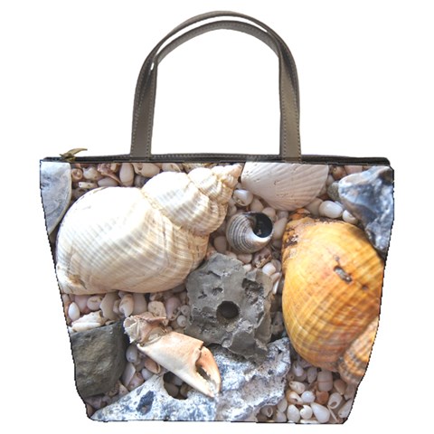 Beach Treasures Bucket Handbag from ZippyPress Front