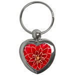 Red Dahila Key Chain (Heart)