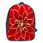 Red Dahila School Bag (XL)