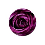 Deep Purple Rose Magnet 3  (Round)