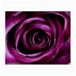 Deep Purple Rose Glasses Cloth (Small, Two Sided)
