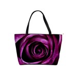 Deep Purple Rose Large Shoulder Bag