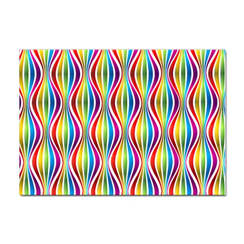 Rainbow Waves A4 Sticker 100 Pack from ZippyPress Front
