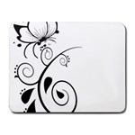Floral Butterfly Design Small Mouse Pad (Rectangle)