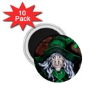 Happy Halloween Witch 1.75  Magnet (10 pack) 