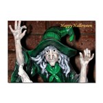 Happy Halloween Witch Sticker A4 (100 pack)