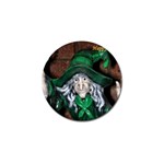 Happy Halloween Witch Golf Ball Marker (10 pack)