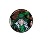 Happy Halloween Witch Hat Clip Ball Marker