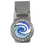 Abstract Waves Money Clip (CZ)