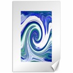 Abstract Waves Canvas 24  x 36  (Unframed)