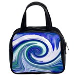 Abstract Waves Classic Handbag (Two Sides)