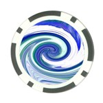 Abstract Waves Poker Chip (10 Pack)