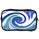 Abstract Waves Travel Toiletry Bag (Two Sides)