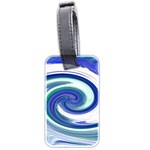 Abstract Waves Luggage Tag (Two Sides)