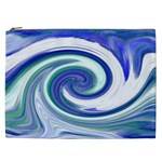 Abstract Waves Cosmetic Bag (XXL)