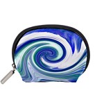 Abstract Waves Mini Zipper Pouch