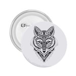 Ornate Foxy Wolf 2.25  Button