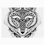 Ornate Foxy Wolf Glasses Cloth (Large)
