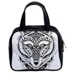 Ornate Foxy Wolf Classic Handbag (Two Sides)