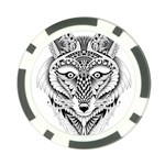 Ornate Foxy Wolf Poker Chip (10 Pack)