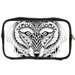 Ornate Foxy Wolf Travel Toiletry Bag (One Side)