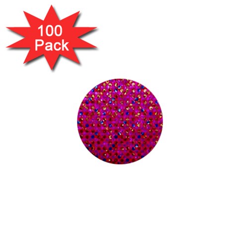 Polka Dot Sparkley Jewels 1 1  Mini Button (100 pack) from ZippyPress Front