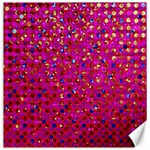 Polka Dot Sparkley Jewels 1 Canvas 12  x 12  (Unframed)