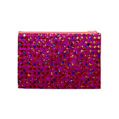 Polka Dot Sparkley Jewels 1 Cosmetic Bag (Medium) from ZippyPress Back
