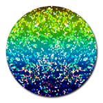Glitter 4 8  Mouse Pad (Round)