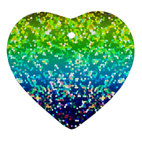 Glitter 4 Heart Ornament (Two Sides) from ZippyPress Front