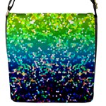 Glitter 4 Flap Closure Messenger Bag (Small)