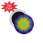 Psychedelic Abstract 1.75  Button Magnet (100 pack)