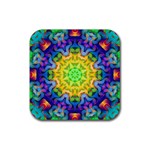 Psychedelic Abstract Drink Coaster (Square)