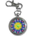 Psychedelic Abstract Key Chain Watch