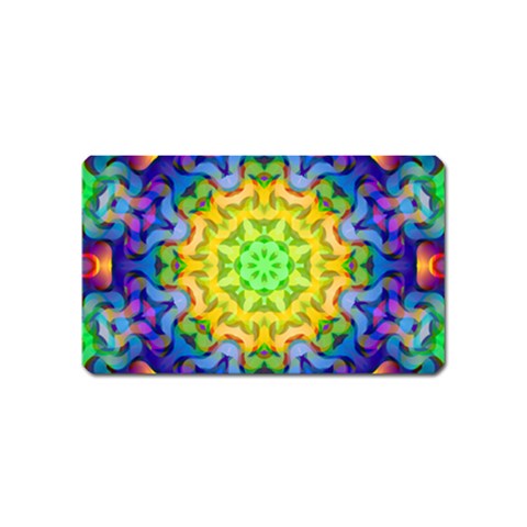 Psychedelic Abstract Magnet (Name Card) from ZippyPress Front