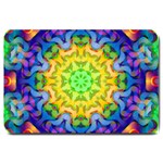 Psychedelic Abstract Large Door Mat