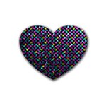 Polka Dot Sparkley Jewels 2 Drink Coasters 4 Pack (Heart) 
