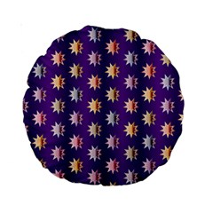 Flare Polka Dots 15  Premium Round Cushion  from ZippyPress Back