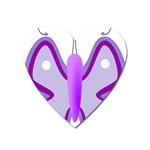 Cute Awareness Butterfly Magnet (Heart)