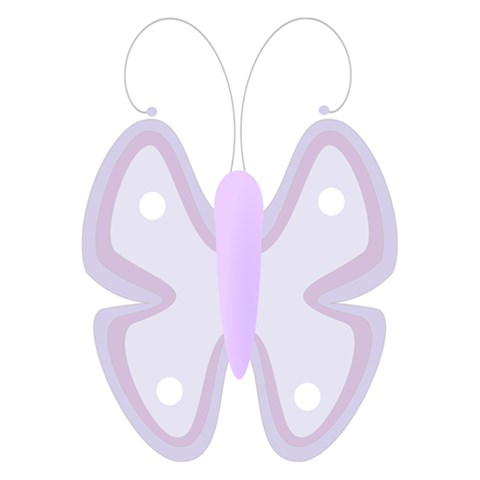Cute Awareness Butterfly Large Memo Pad from ZippyPress 4.125 x5.5  Memopad
