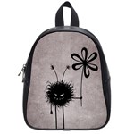 Evil Flower Bug Vintage School Bag (Small)