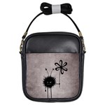 Evil Flower Bug Vintage Girl s Sling Bag
