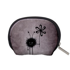 Evil Flower Bug Vintage Accessories Pouch (Small) from ZippyPress Back
