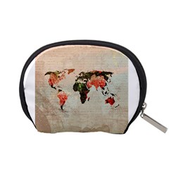 Vintageworldmap1200 Accessories Pouch (Small) from ZippyPress Back