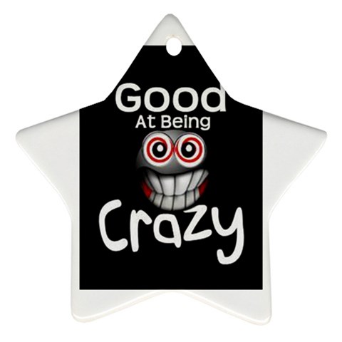crazy Star Ornament from ZippyPress Front