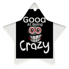 crazy Star Ornament (Two Sides) from ZippyPress Back