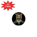 tiger 1  Mini Button Magnet (10 pack)