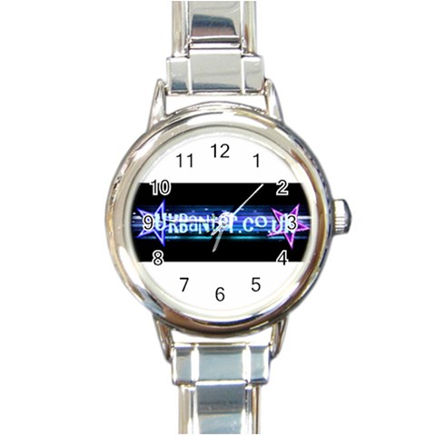 Banner2 Round Italian Charm Watch from ZippyPress Front