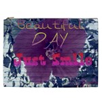 Beautiful Day Just Smile Cosmetic Bag (XXL)